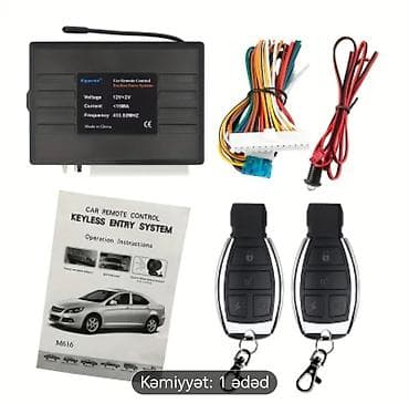 Мониторы: Maşın üçün Keyless Entry (açar-sız daxilolma) komplekti — 8