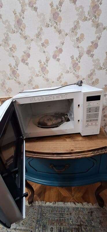 Mikrodalğalı soba Samsung, Ayrıca dayanan, Mikrodalğalar ilə, rəng - Ağ