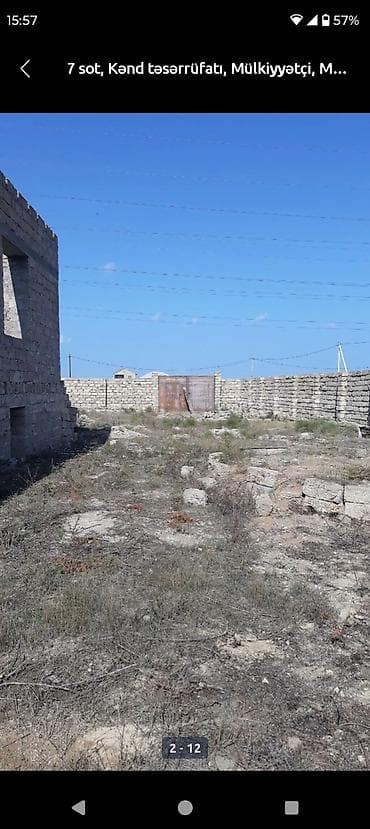 hövsanda torpaqlar: 7 sot, Kənd təsərrüfatı, Mülkiyyətçi, Müqavilə — 3