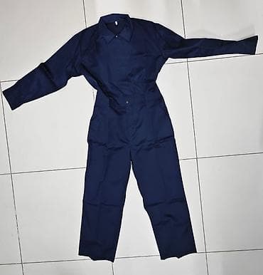 İşçi kombinezonları– uzunqol, yaxalıqlı, ön hissəsi düyməli model — 3