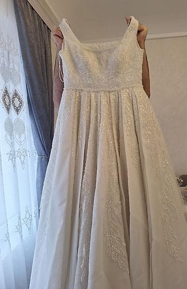 Свадебные платья и аксессуары: Ağ rəngli gəlinlik paltarı "Cemal Yılmaz Fashion" mağazasından alınıb — 1