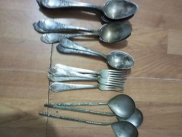 Дом и сад: Klassik naxışlı stol avadanlıqları dəsti - Tərkib: müxtəlif ölçülü — 1