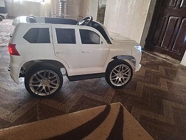 el oyunları: Uşaq üçün elektrikli minik maşını – Lexus LX570 stilində - Korpus: ağ — 4
