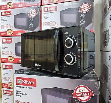 efba soba: Mikrodalğalı soba Silver, Ayrıca dayanan, Mikrodalğalar ilə, rəng - Qara, Yeni — 2