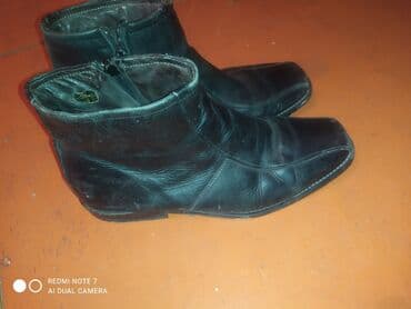 qış botları: Məhsul: Bata Comfort kişi qısa çəkmələri - Material: təbii dəri üst — 2