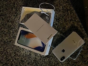 iphone x ucuz: IPhone X, 256 GB, Matte Silver, Face ID — 6