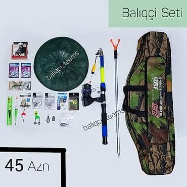 baliqci toru: Balıqçı Seti – tam ləvazimat paketi Tərkib: - Teleskopik balıqçı — 1