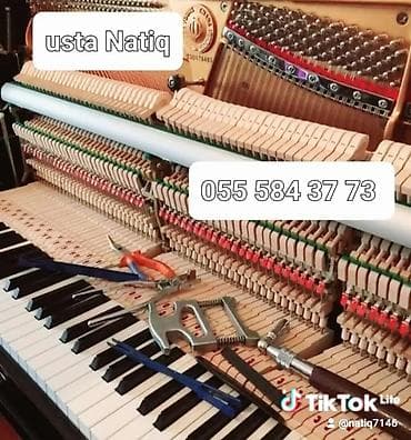 Piano təmiri və sazlanması xidməti - Akustik pianino və royal