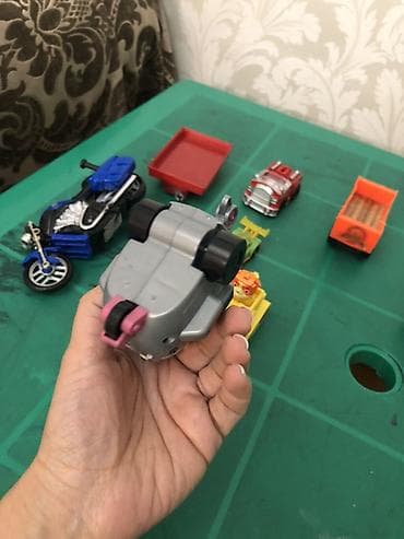 oyuncaq masin: Uşaq oyuncaqları dəsti – müxtəlif maşın və nəqliyyat vasitələri — 5