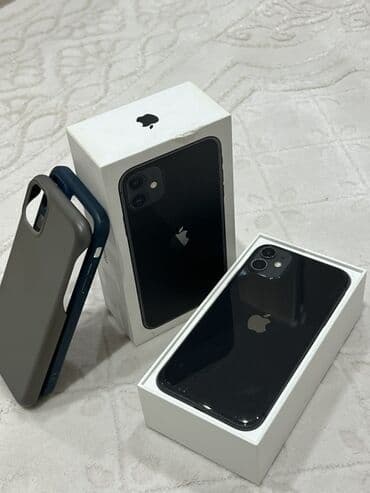 apple qulaqcıq: IPhone 11, 64 GB, Qara, Face ID — 1