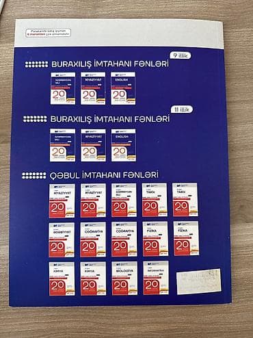 İdman və hobbi: IV qrup – Fizika 20 variant sınaq imtahanı (2025).Heç istifadə — 2