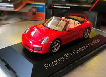 metbex tavan modelleri: Kolleksiya ücün avtomobil modeli Porsche 911 991 Carrera 4 cabriolet — 9