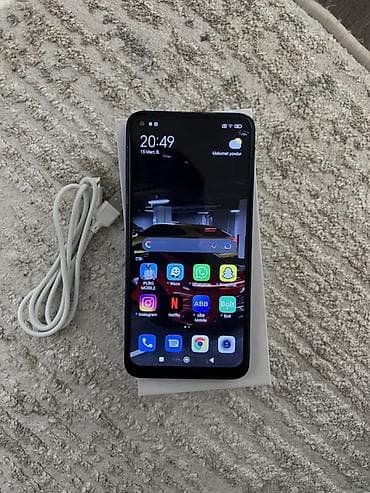 Kompüter, noutbuk və planşetlər: Redmi Note 9, 128 GB, rəng - Göy, Barmaq izi, Face ID — 5