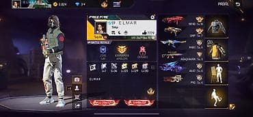 ted baker: Free Fire oyun hesabı – yüksək səviyyəli, zəngin inventarlı - — 3