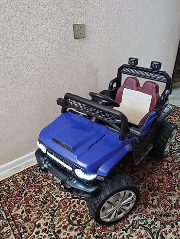 elekt: Uşaq elektrikli maşın – mavi off-road tipli model - Yaş qrupu: 3–8 — 2