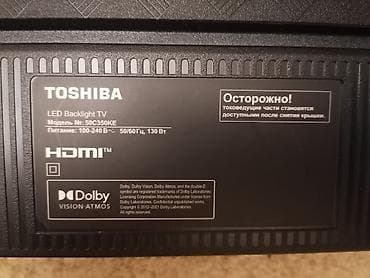 notebook harddisk: Toshiba LED TV əsas plata (main board) – model: 50C350KE Məhsulun — 2