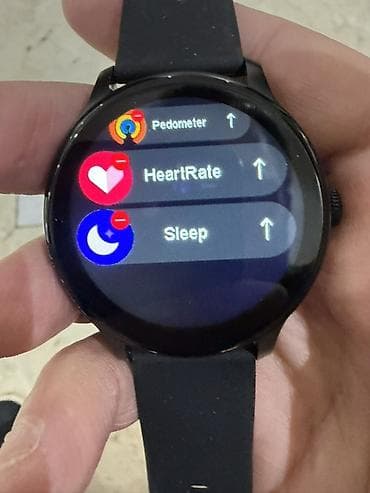 smart saat satisi: Yeni, Smart saat, Smart, Sensor ekran, rəng - Qara — 6