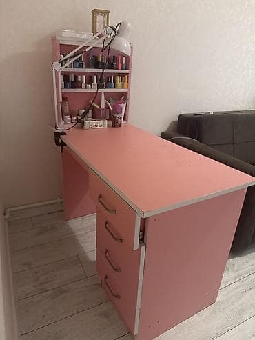 Düz masa, Siyirməli, Polkalı, Laminat, Kredit yoxdur