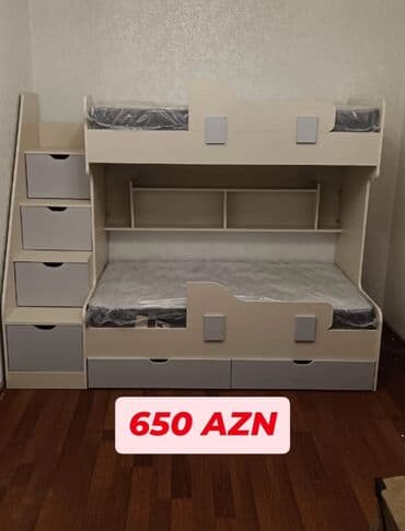 uşaq dolabı: Oğlan və qız üçün, Yeni, Çarpayı, Matras ilə, Siyirməli, Taxta — 5