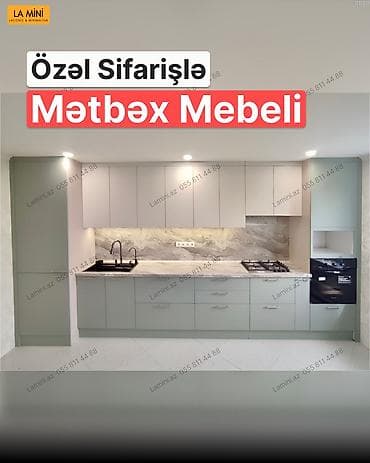 Özəl sifarişlə mətbəx mebeli - Laconic və minimalist dizayn — 1