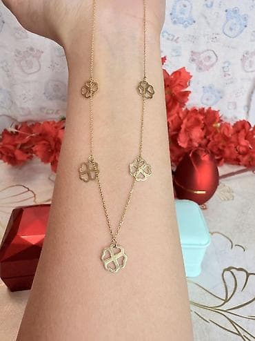 Boyunbağı, Sarı qızıl, 585 Əyar, 218 g — 5