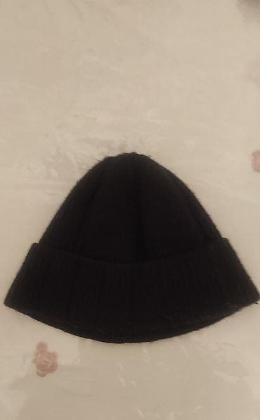 qulaqlı papaq: WHATSAPP NÖMRE 055-449-20-04 Qara trikotaj papaq (beanie) - Klassik — 1