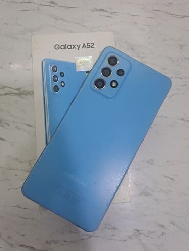 Lincoln: Samsung Galaxy A52, цвет - Голубой, Отпечаток пальца — 2