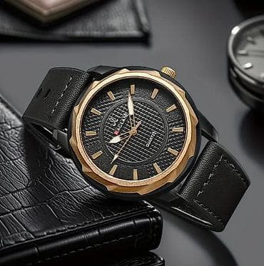 Смарт браслеты: Новый, Наручные часы, Quartz, цвет - Черный — 2