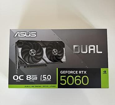 Videokartlar: Videokart Asus GeForce RTX 5060, 8 GB, Yeni — 1