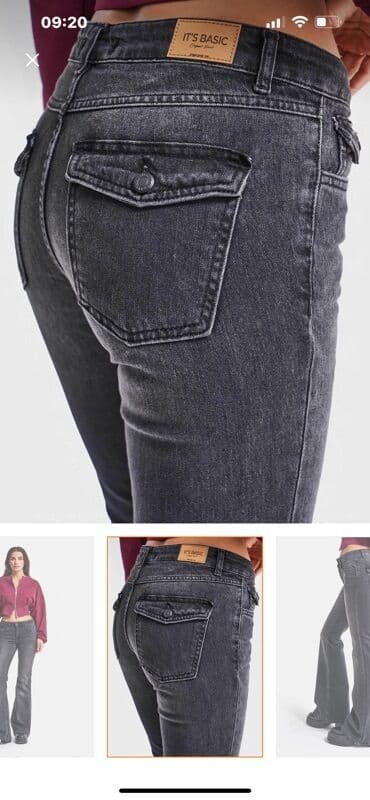 qabardindən qadın şalvarları: 69 azne trendyoldan sifaris olunub olcu 36 yazilib 34 olcuye uygun — 3