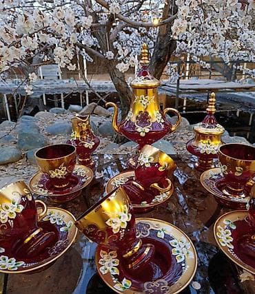ballı bitkisel macun: Çexyanin bogema çay servisi — 2