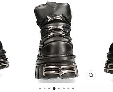 yds batinka: New rock. original deyil. Qara platformalı unisex “goth/industrial” — 4