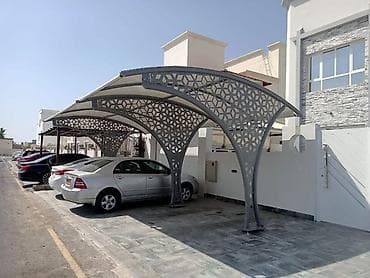 ev bitkisi: Dizayn Metal Avtopark Navesləri və Giriş Üstü Kölgəliklər - Müasir — 2