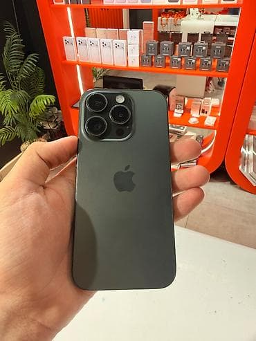 ipad pro 12: IPhone 15 Pro, 128 GB, Black Titanium, Zəmanət — 2