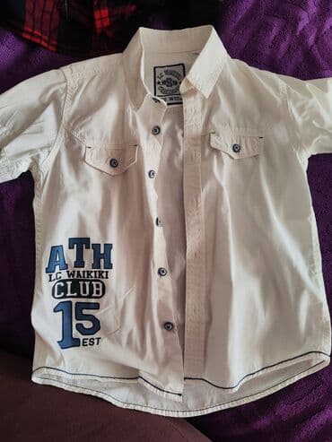 детские футболки майнкрафт: Рубашка, Для мальчиков, 6 - 7 лет, Lc Waikiki — 1