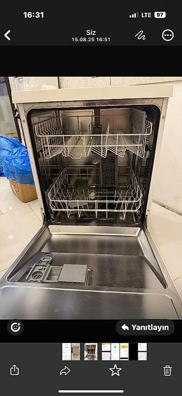 balaca iphone: Qabyuyan maşın Bosch, Tam qabaritli (60 sm.), Ayrıca dayanan, İşlənmiş — 2