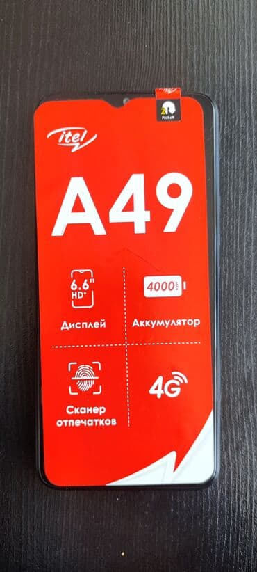 Apple iPhone: Itel A49 smartfon Əsas xüsusiyyətlər: - 6.6" HD+ geniş ekran – — 1