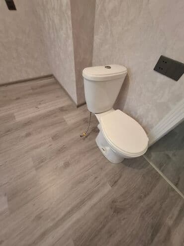 Lak-boya məhsulları: Sarnıçlı unitaz komplekti - Material: ağ keramika - İki hissədən — 3