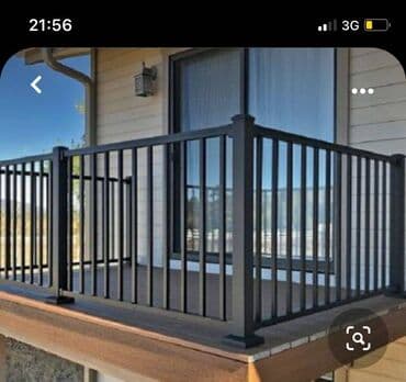 aliminium profil: Balkon məhəccəri, Alüminium — 1