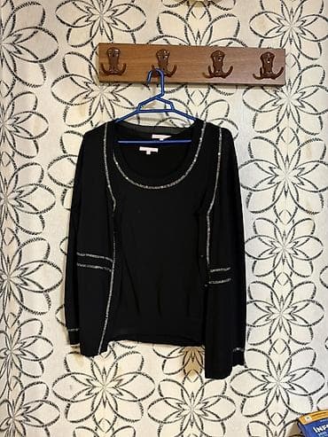 ana bala dest: Qadın dəsti – kardiqan və köynək (2 parça) - Rəng: qara - Üslub — 1