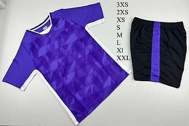 polis geyim forması: Futbol/formal sport dəsti – köynək və şort - Rənglər: yaşıl-qara — 8