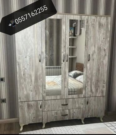 dsp laminat: Yeni, Kupe, 4 qapılı Düz dolab, Dolab-asılqan, Almaniya — 24