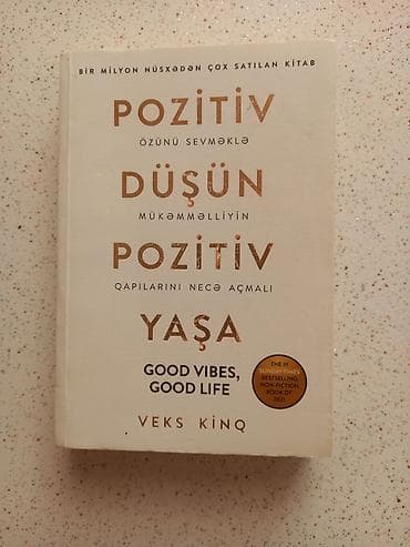 İdman və hobbi: Məhsul: Kitab – “Pozitiv düşün, pozitiv yaşa: Good Vibes, Good Life” — 1