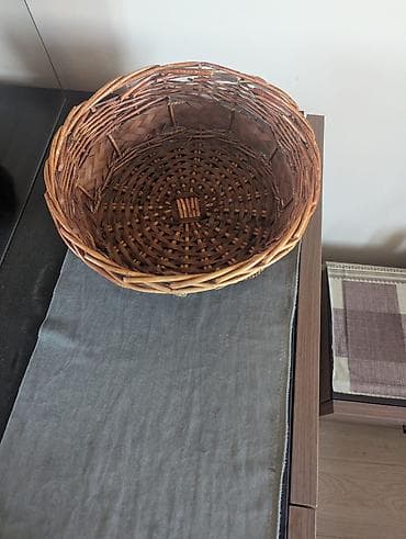 xonca satışı: Xonça səbət - Ölçülər: diametr 34 sm, dərinlik 13 sm - Material — 2