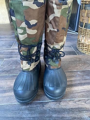 Ayaqqabılar: Ovçu/şaxta botları – kamuflyaj naxışlı, yüksək boğaz - Üst hissə — 1
