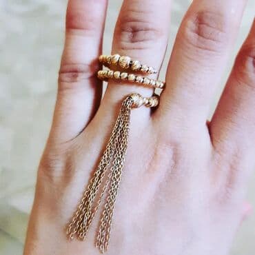 Üzük, Pandora, Sarı qızıl, 585 Əyar, Qaşsız