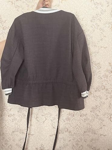rezin bot: Qadın yüngül pencək/kardiqan - Rəng: tünd boz - Model: açıq önlü — 3