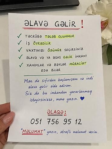 ekskavator vakansiya: Elave gəlir imkanı – çevik əmək şərtləri - Təcrübə tələb olunmur - İş — 1