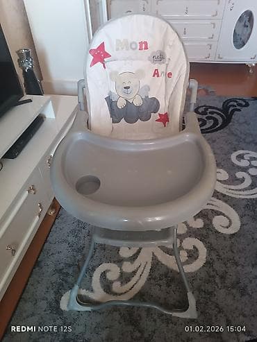 Yemək masaları, oturacaqları: Uşaq üçün yemək stulu yaxşı vəziyyətdədir heçbir prablemi yoxdu - — 2