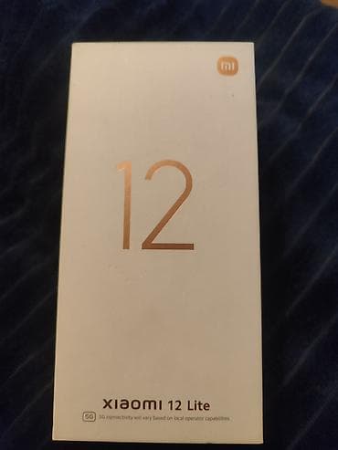 xiaomi mi a2 lite islenmis: Xiaomi 12 Lite, 128 GB, rəng - Qara, 
 İki sim kartlı, Face ID, Sənədlərlə — 8